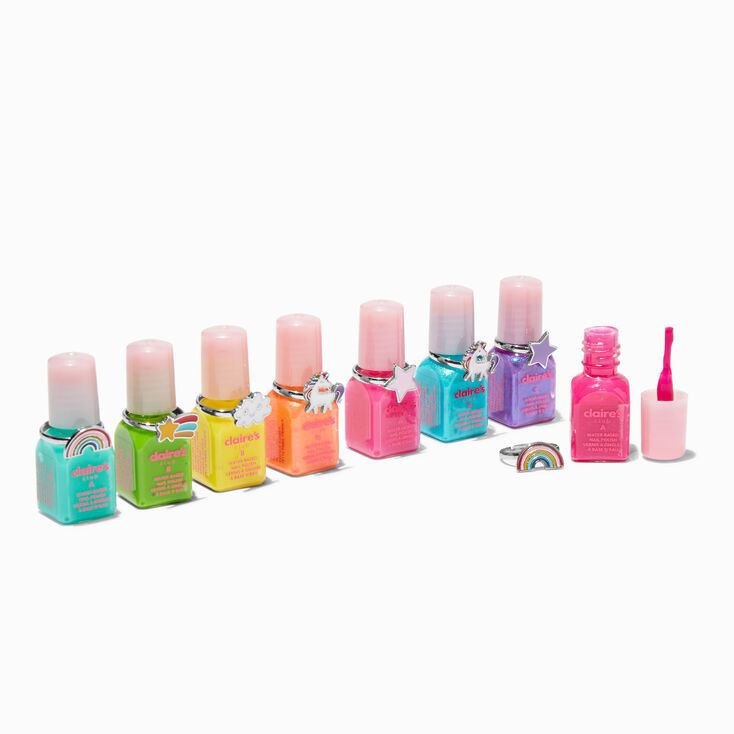 Claire's Club Rainbow Peel-Off Nail Polish Set - 8 Pack | Claire's (UK)