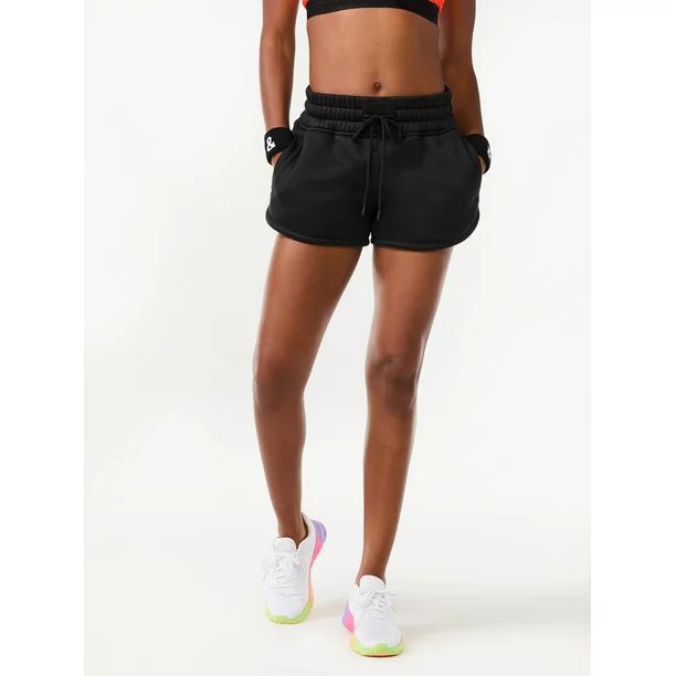 Love & Sports Women’s Fleece Boxer Shorts | Walmart (US)