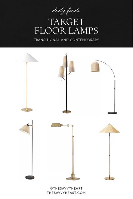 Contemporary, transitional and modern floor lamps from Target

#LTKhome