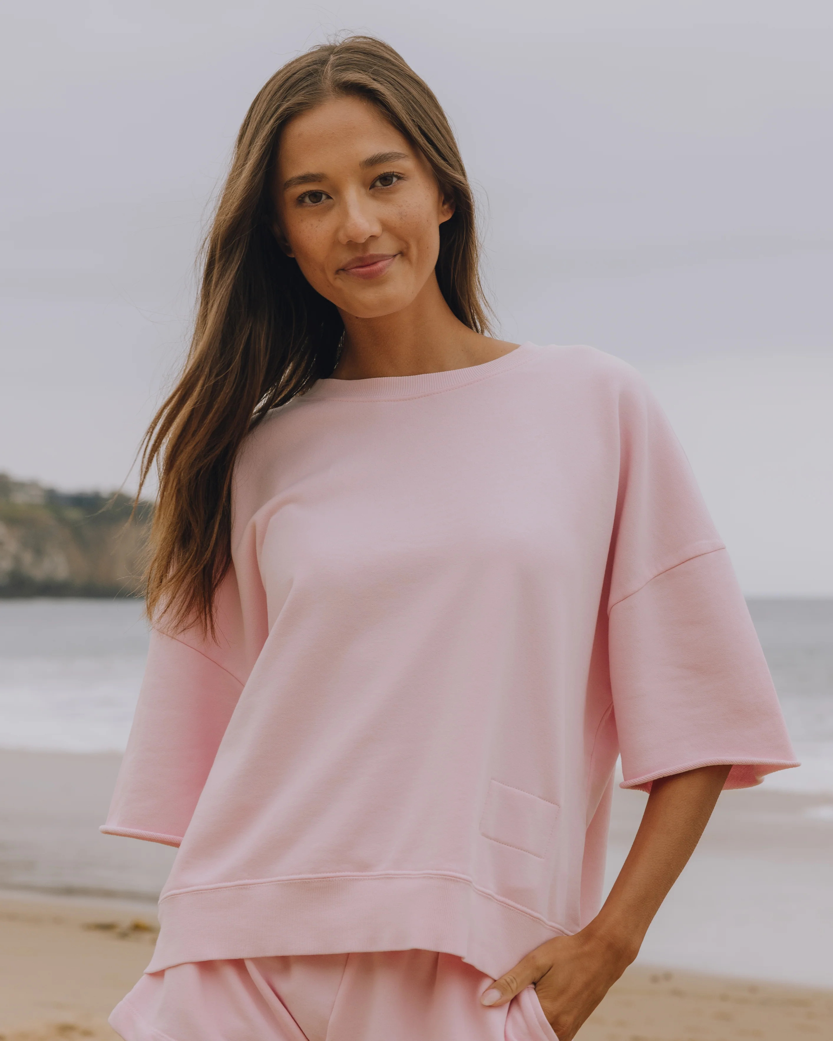 Cropped Sleeve Crew - Cupid | Daily Drills LLC