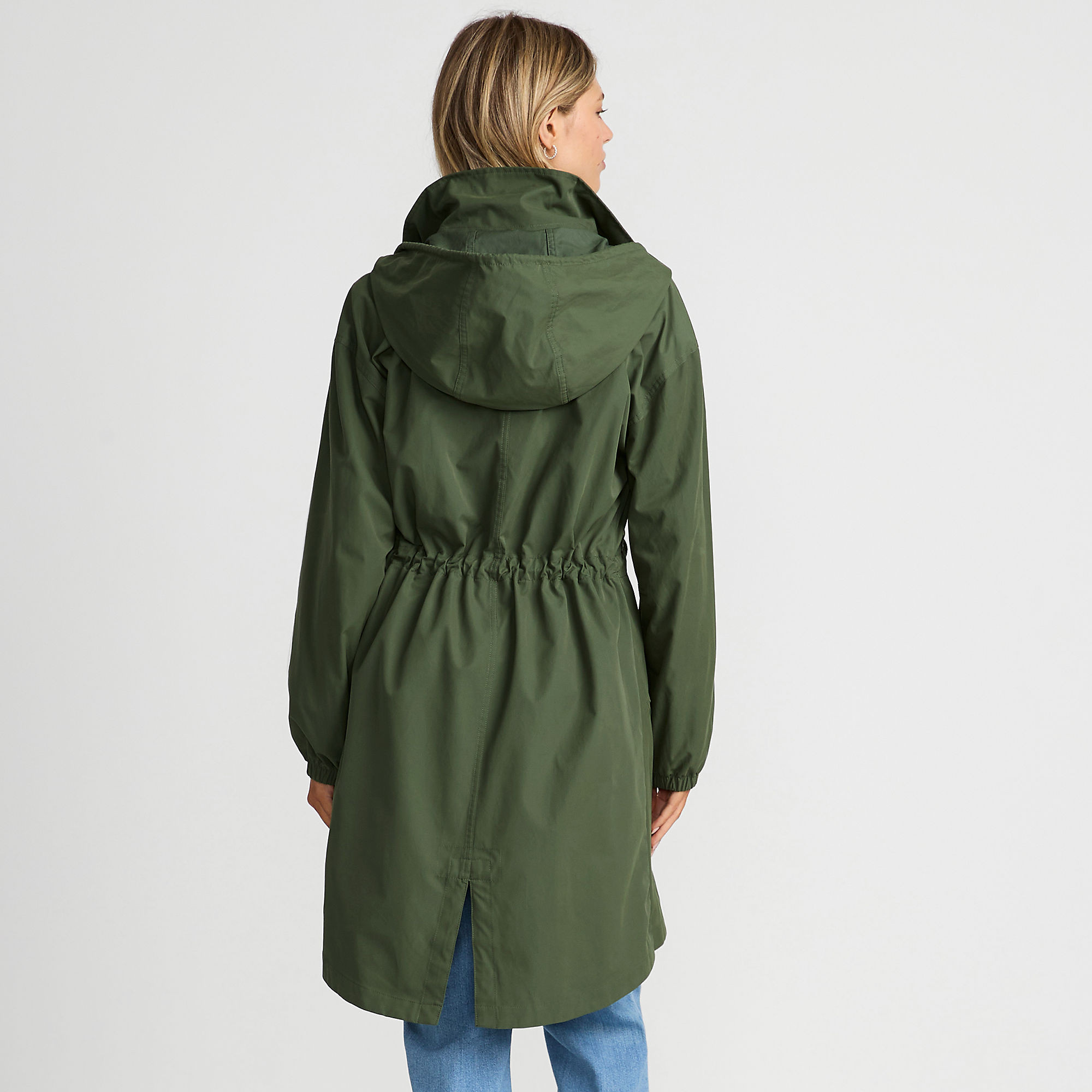 Women's Cotton Drapey Coat | Lands' End (US)