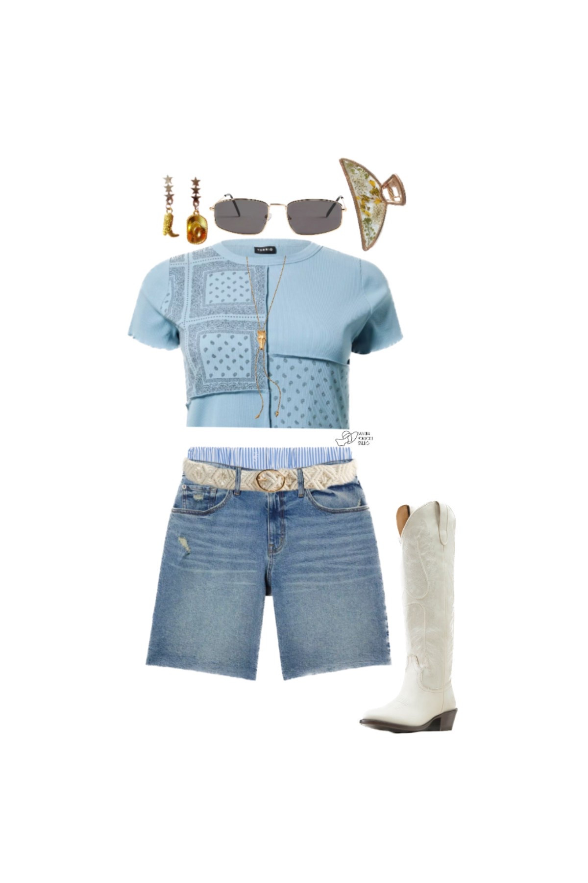 Stagecoach is coming up and I know my plus size babes are out there trying to figure out what they want to wear and I have created the perfect Day 2 look I went with putting a twist on classic western pieces, like; bolo ties, bandanas, and denim! 

#LTKStyleTip #LTKFestival #LTKPlusSize