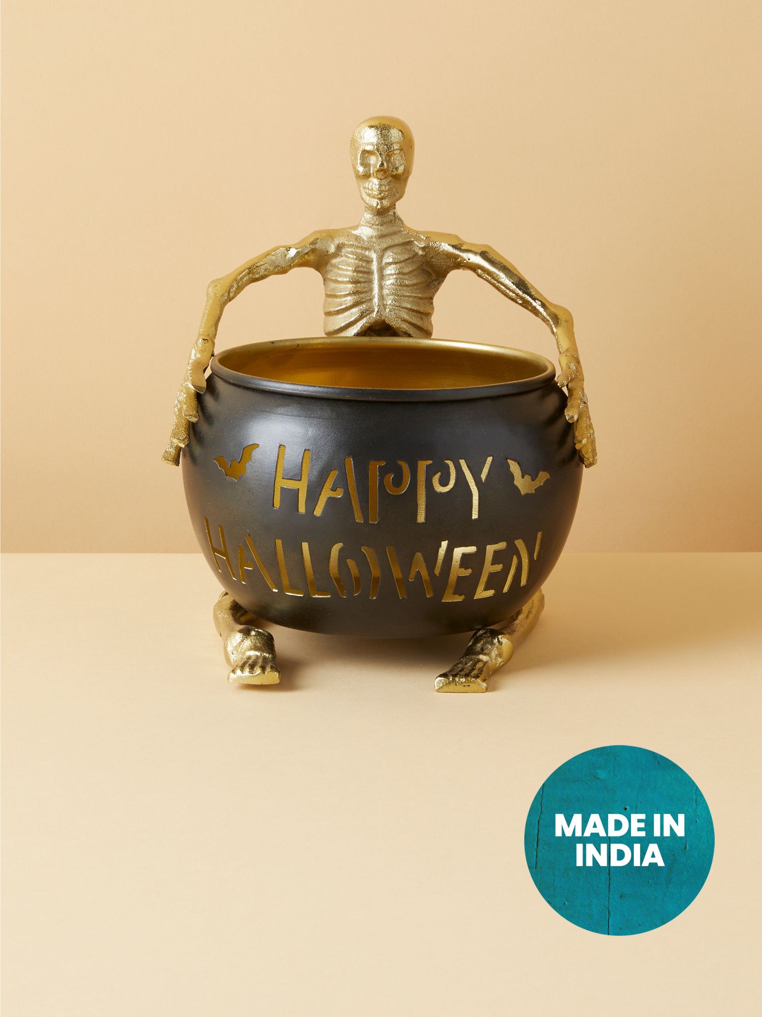 8x9 Skeleton Candy Bowl | Seasonal Decor | HomeGoods | HomeGoods