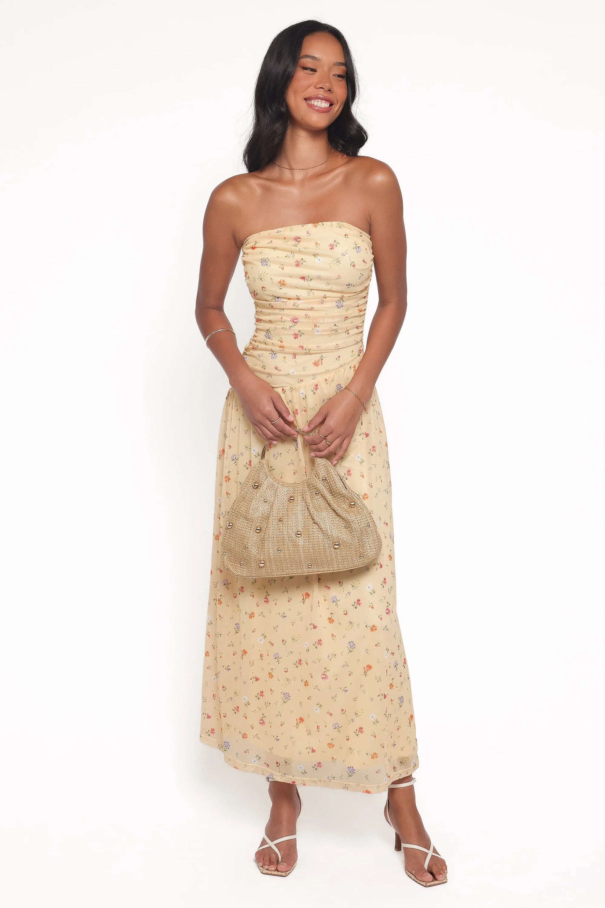Calypso Maxi Dress - Yellow Meadow | Petal & Pup (US)