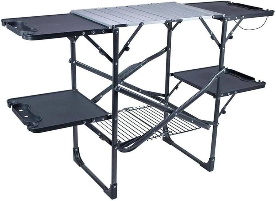 GCI OUTDOOR Slim-Fold Cook Station | Portable Folding Kitchen Table with a Heat Resistant Tableto... | Amazon (US)