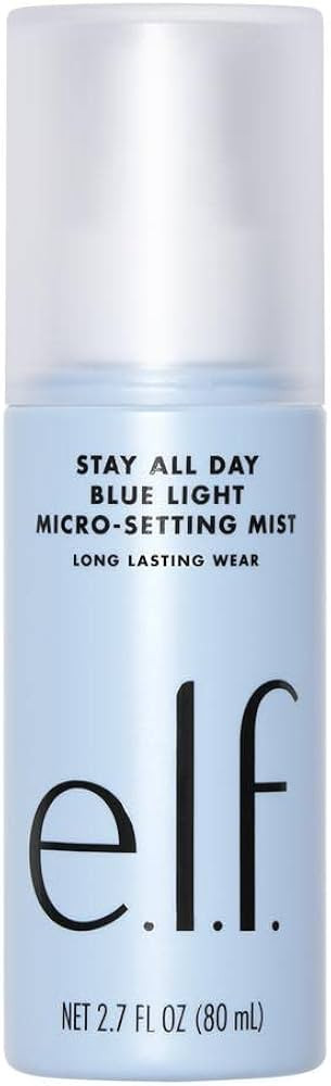 e.l.f. Stay All Day Blue Light Micro-Setting Mist, Setting Spray & Skin Refresher For A Matte Fin... | Amazon (US)