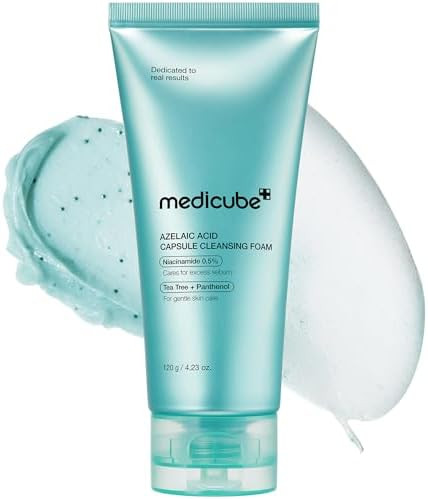 medicube Facial Cleanser Azelaic Acid Capsule Foam Cleanser | Soothing Daily Cleansing Foam For T... | Amazon (US)