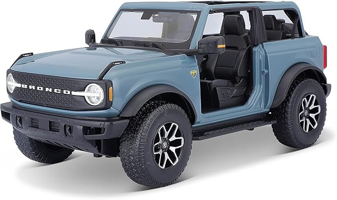 Bburago 1/18 Scale Ford Bronco Truck - Blue, Special Edition with Opening Features | Amazon (US)