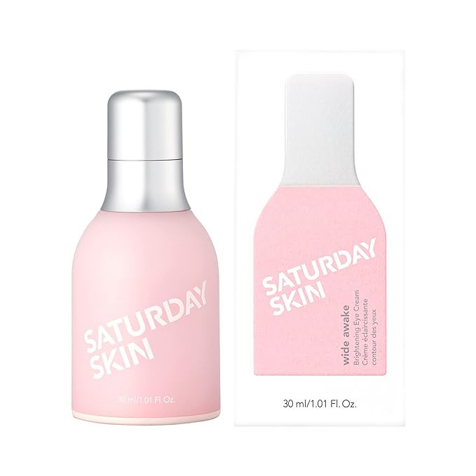 Saturday Skin Wide Awake Brightening Cream Illuminating Eye Cream for Wrinkles, Puffy Eyes+Dark C... | Amazon (US)