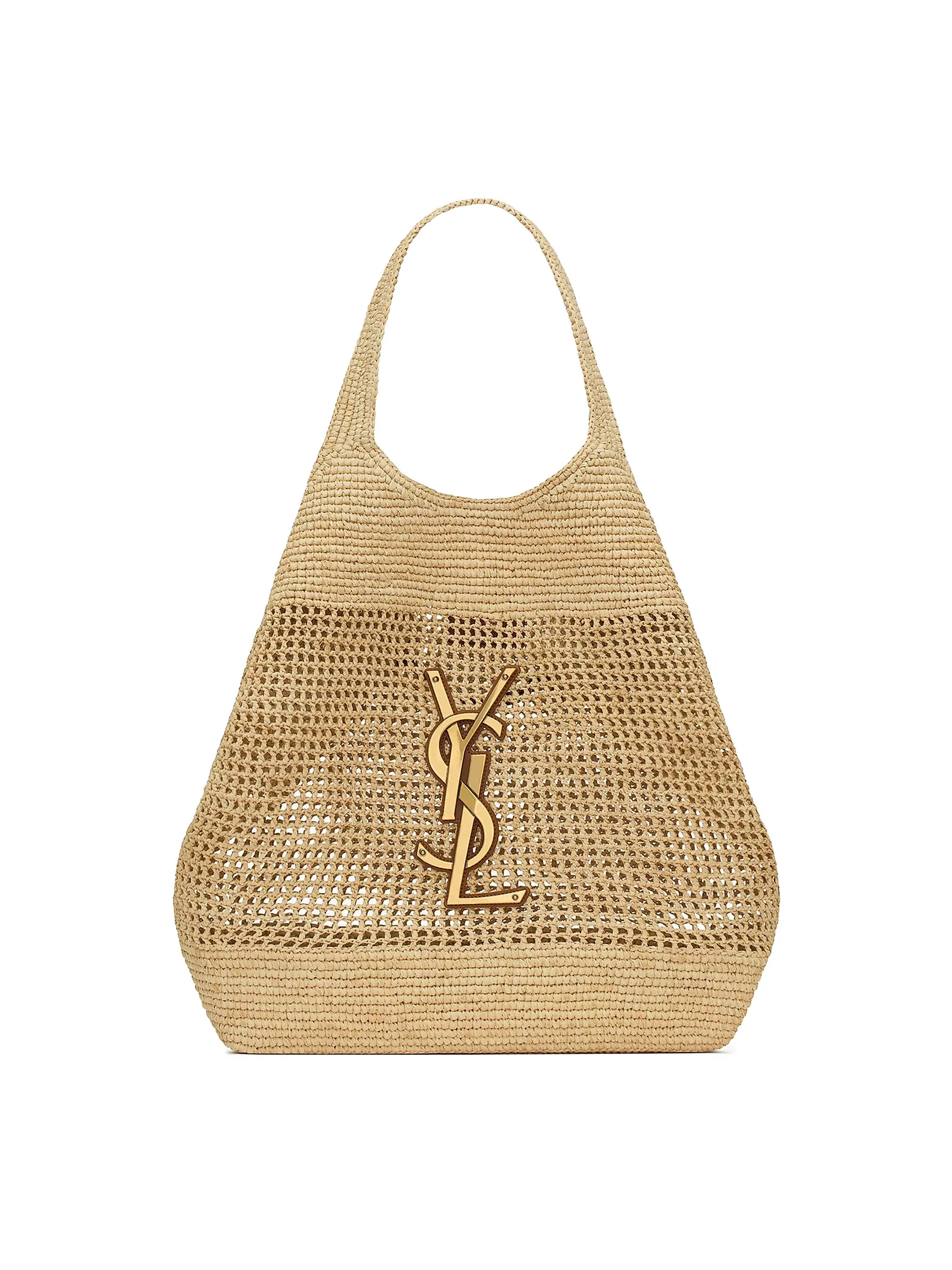 Icare Tote Bag in Raffia | Saks Fifth Avenue
