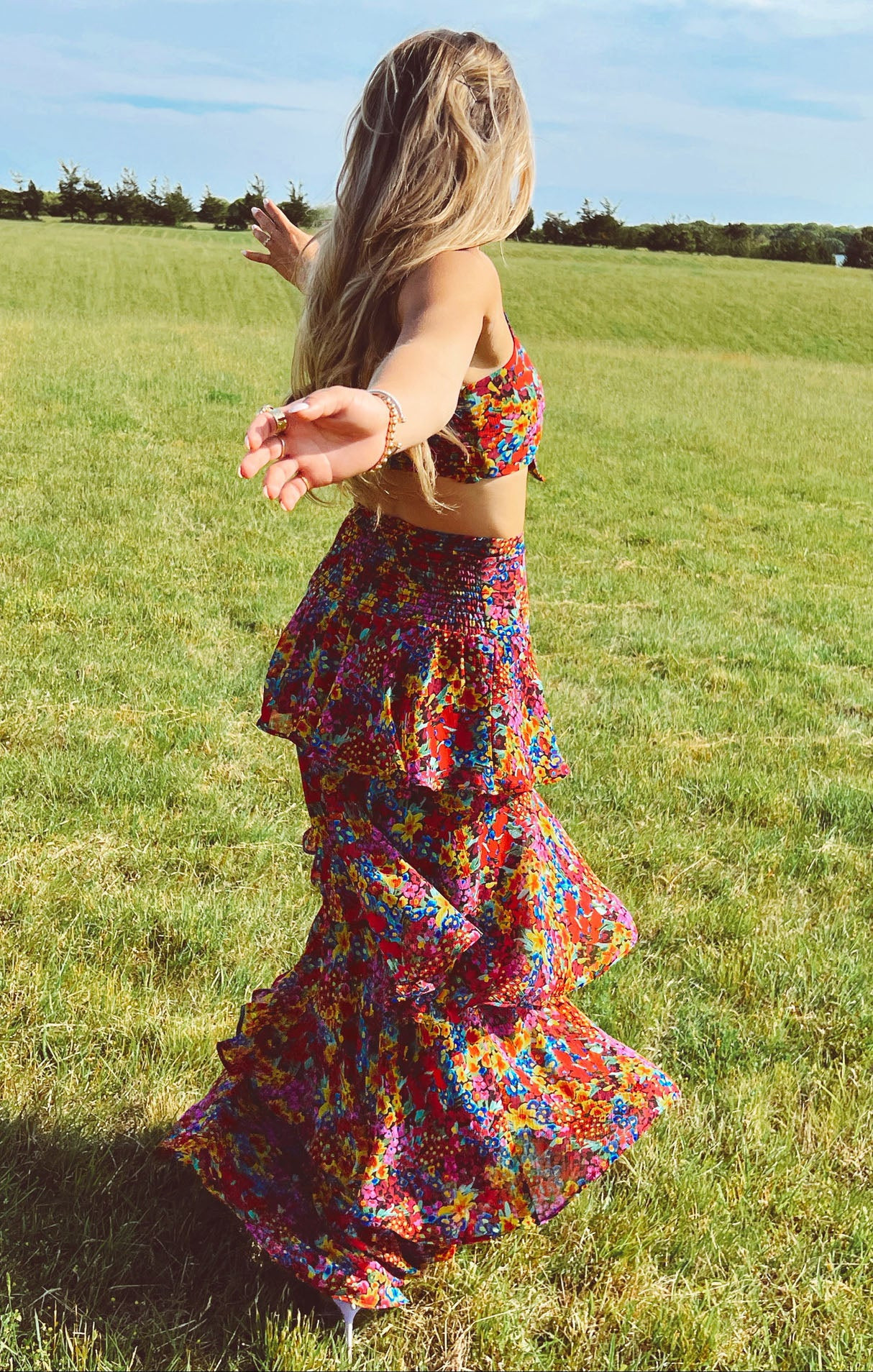 Katrina Swing Skirt ~ Garden Glow | Show Me Your Mumu