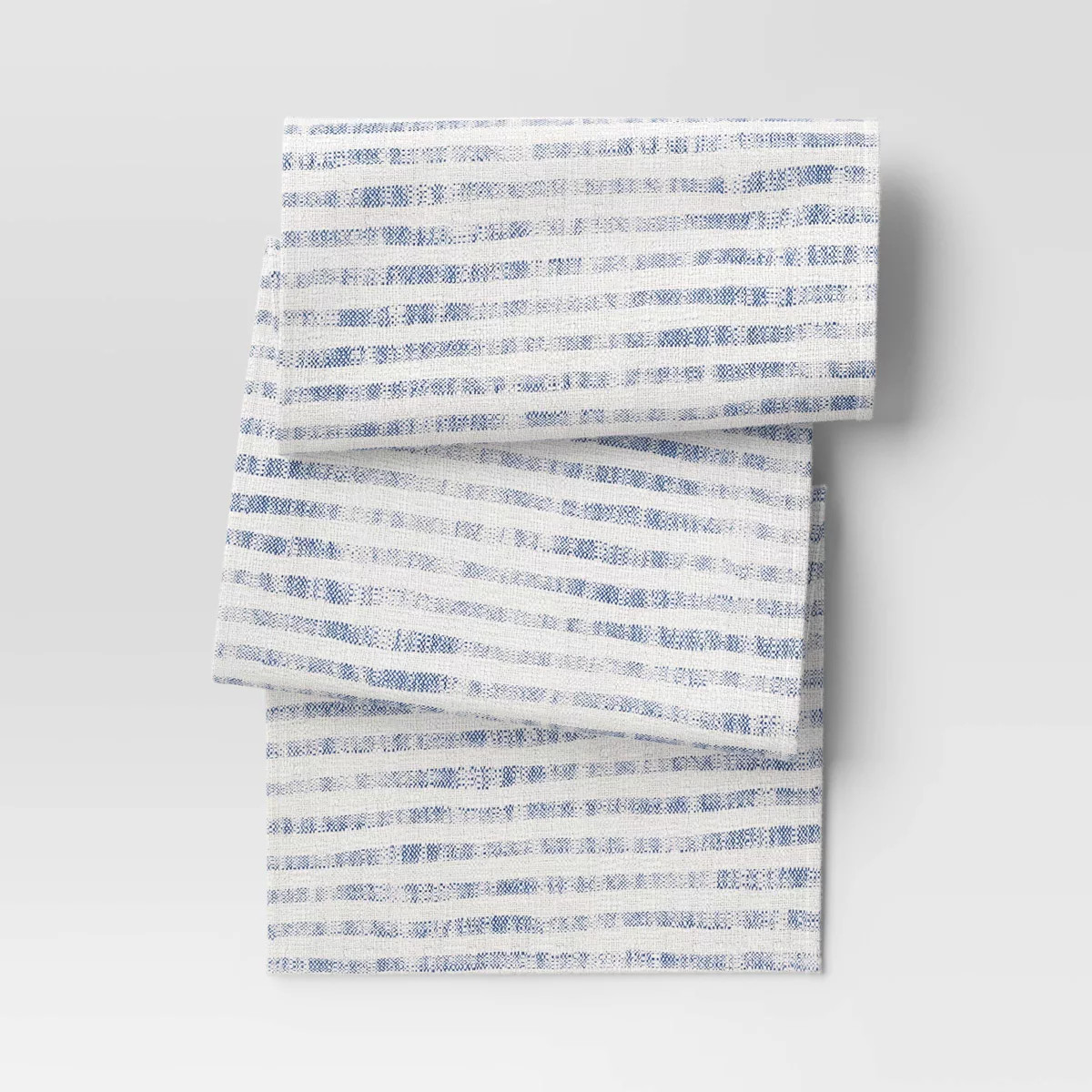 108"x14" Table Runner Blue Striped - Threshold\u2122 | Target