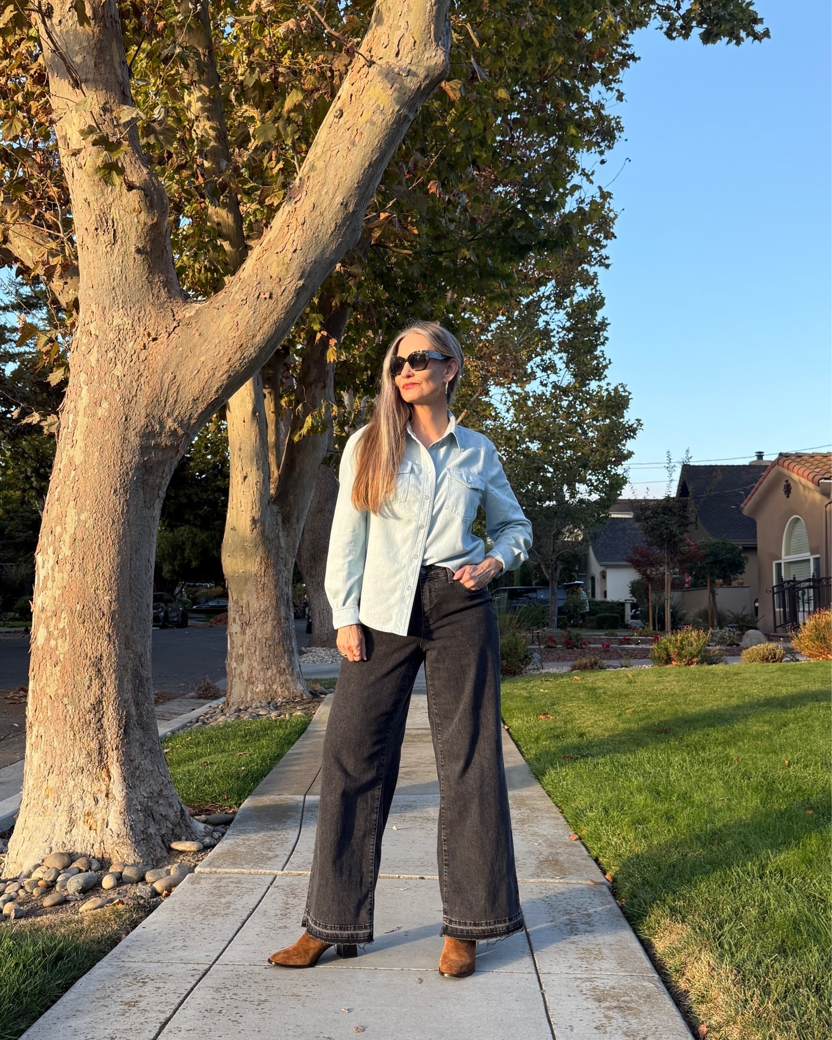 NYDJ x CBS Sheriff & Fire Country collaboration.  Denim pieces that keep up with strong & capable women. #denimcountry #nydj #jeansthatsavetheday #fitiseverything #denim #denimshirt #widelegjeans

#LTKOver40 #LTKSeasonal #LTKootd