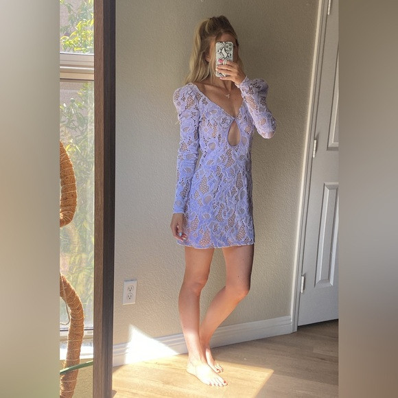NEW For Love and Lemons Rosemary Lined Mini Dress | Poshmark