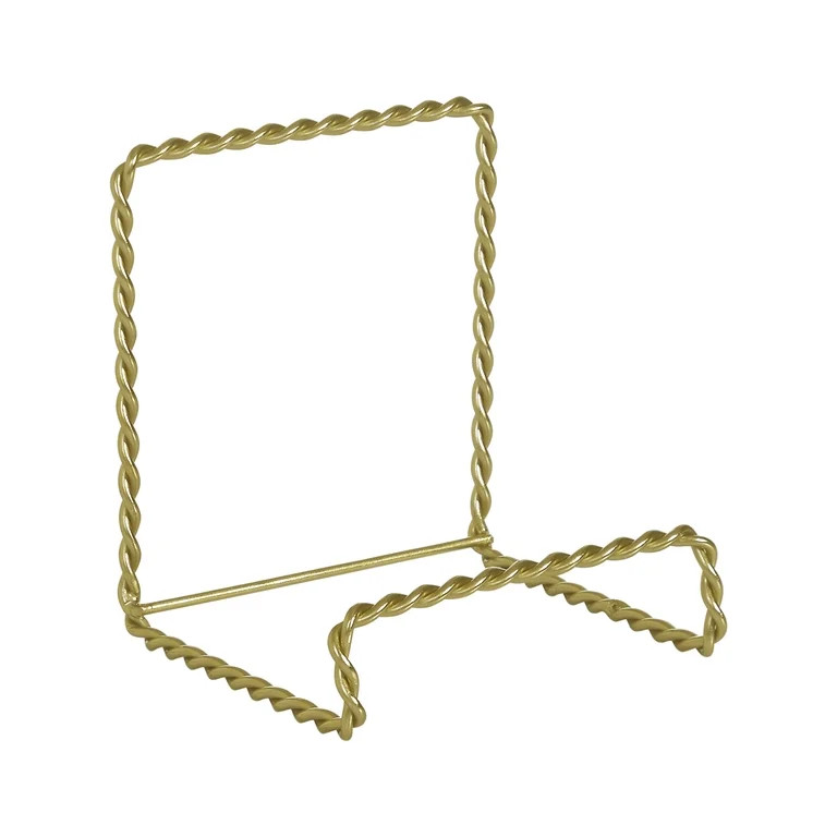 My Texas House 5" Gold Metal Coiled Picture Frame Holder | Walmart (US)