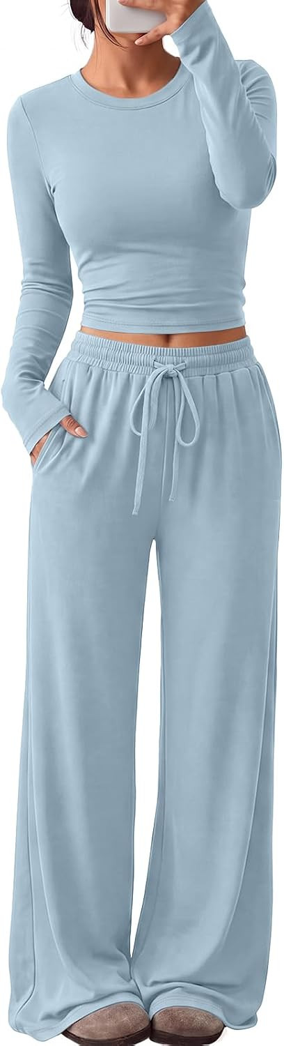 Trendy Queen Women's 2 Piece 2026 Fall Fashion Lounge Set with Pockets | Amazon (US)