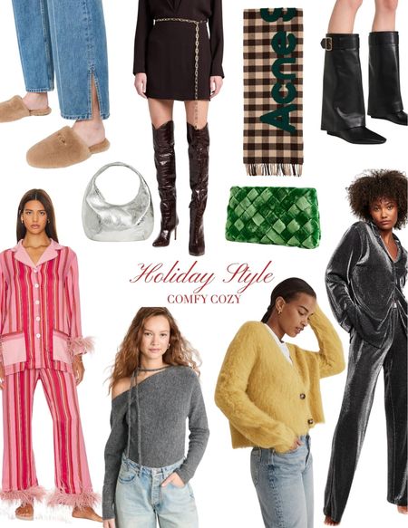 Comfy, cozy holiday looks that are perfect for staying in or casual holiday get togethers 

#LTKGiftGuide #LTKSeasonal #LTKHoliday