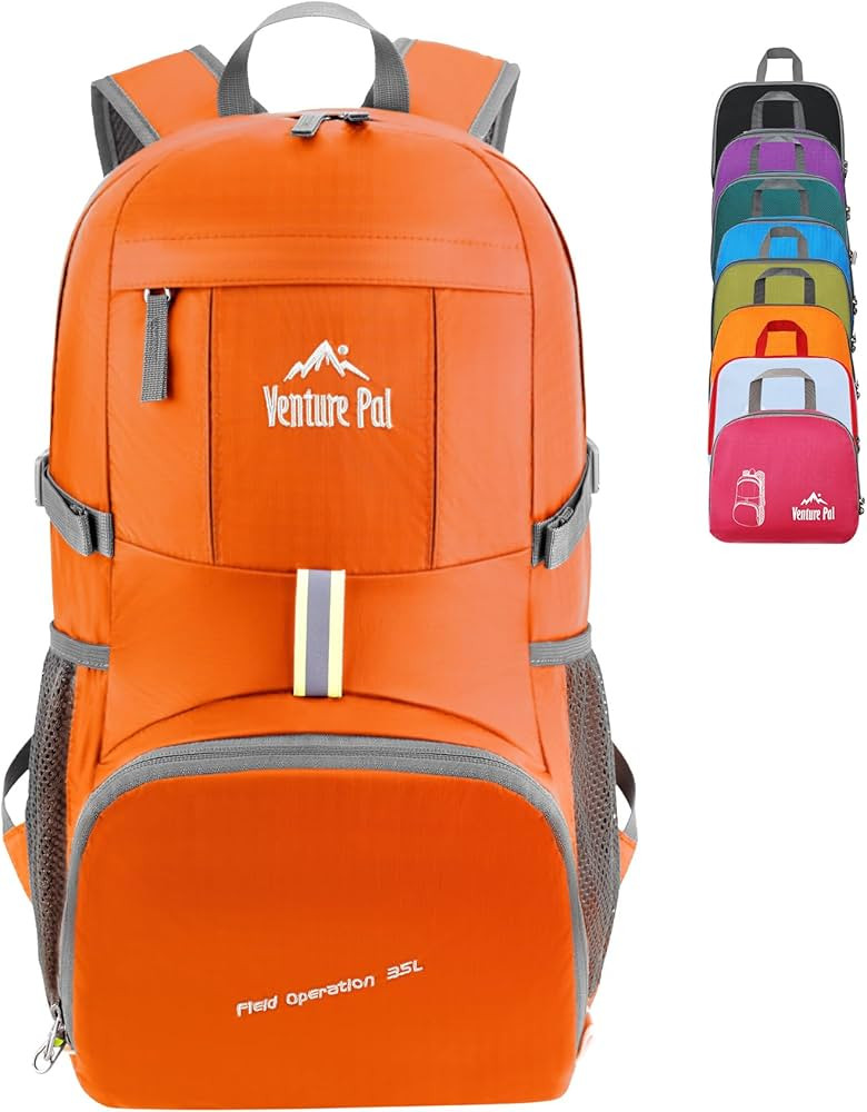 Venture Pal 35L Ultralight Lightweight Packable Foldable Travel Camping Hiking Outdoor Sports Bac... | Amazon (US)