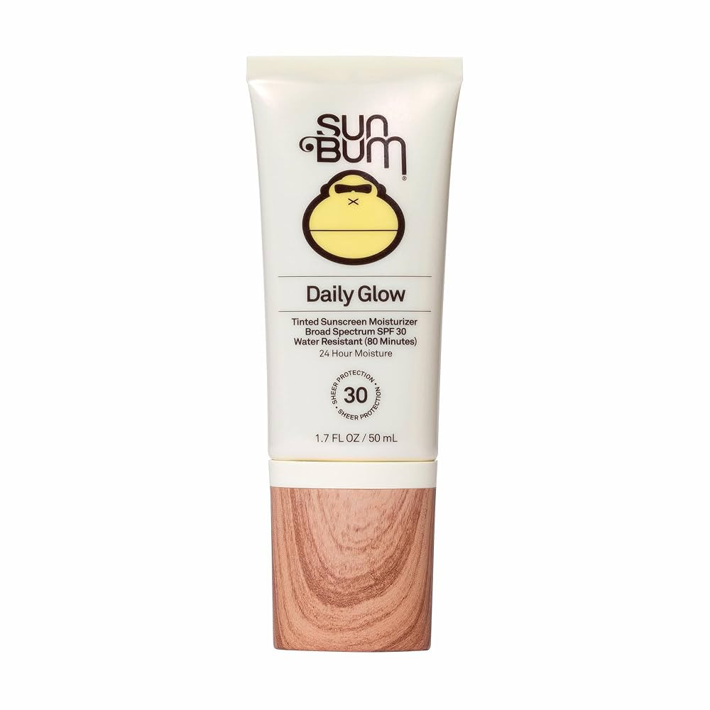Sun Bum Daily SPF 30 Glow Sunscreen Face Lotion - Moisturizing Facial Sunscreen - Tinted - Dewy F... | Amazon (US)