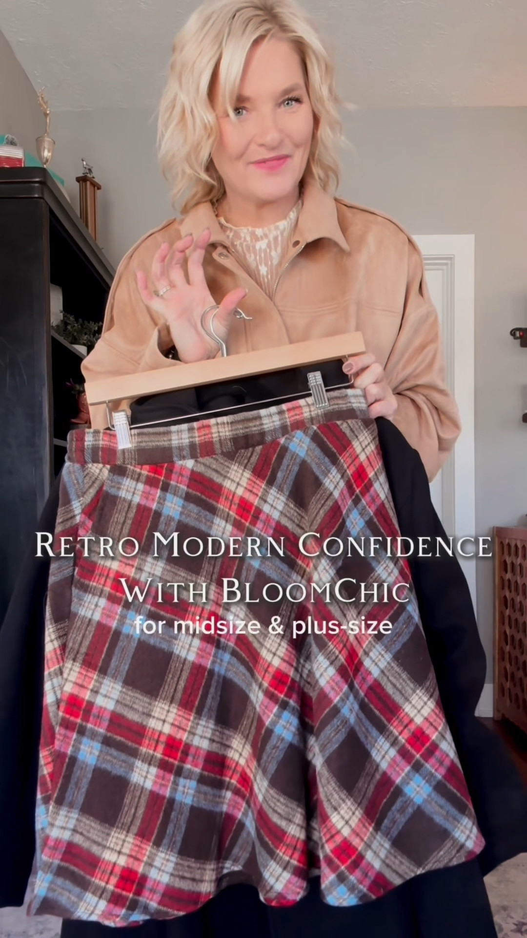 Timeless coat ✔️
Festive plaid ✔️
Confidence that fits every curve 💃

✨ Real style. Real comfort. Real women.

Wearing my true size Medium in both. Sizes range from medium up to 3x!

Use code BLOOMCHIC for 15% off! ✨

Plaid skirt, wool coat, curvy, midsize, plus sizes Bloomchic, mom style, ootd, grwm, holiday, winter outfit, chic, 

#LTKgrwm #LTKootd #LTKSaleAlert