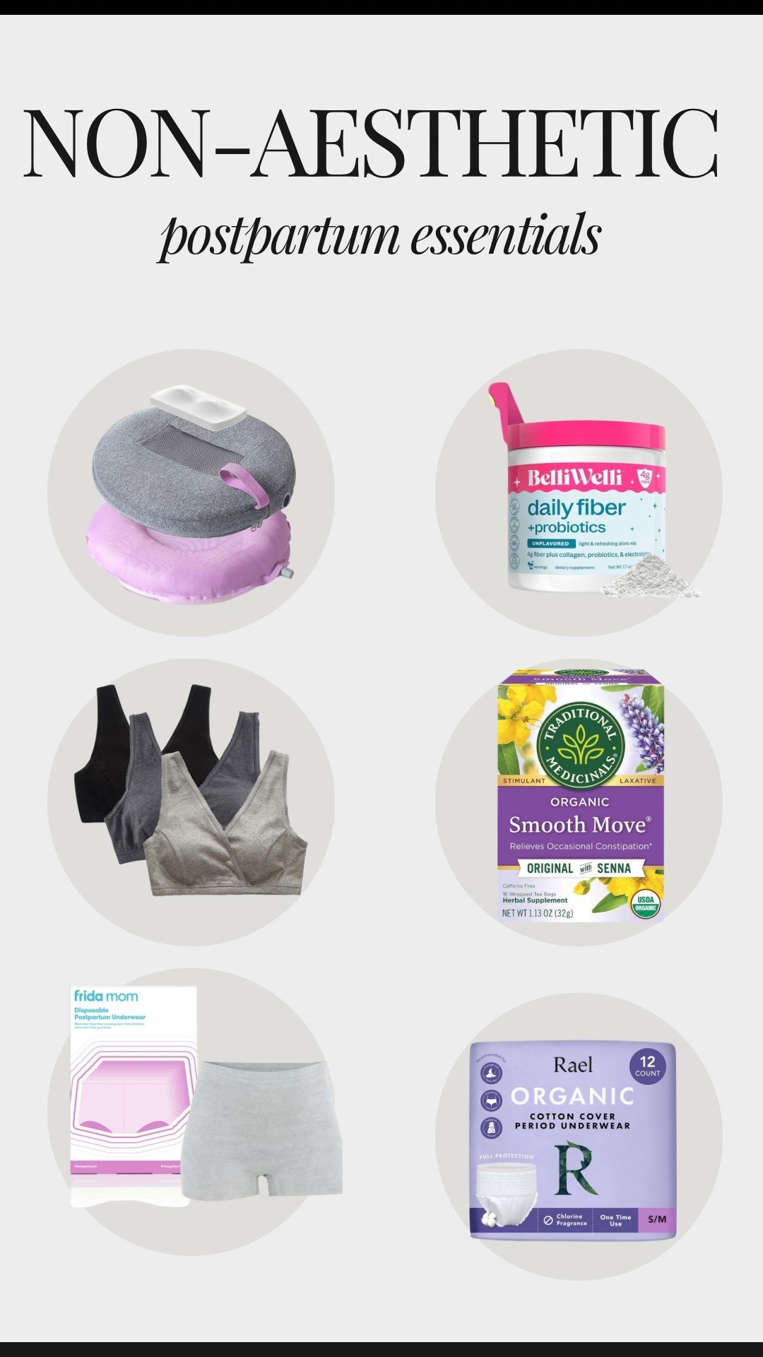 Non aesthetic postpartum essentials I used 

#LTKBump #LTKKids #LTKBaby