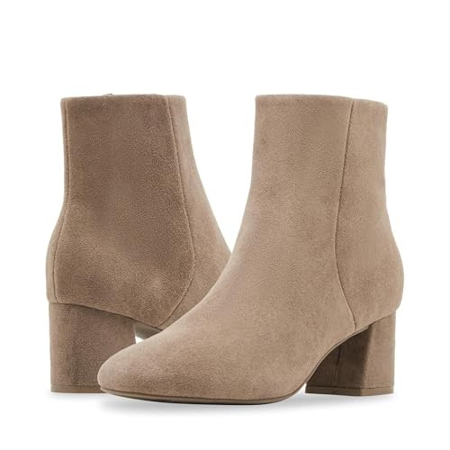 Blondo Women's Alida Waterproof Ankle Boot, Taupe Suede, 9.5 | Amazon (US)