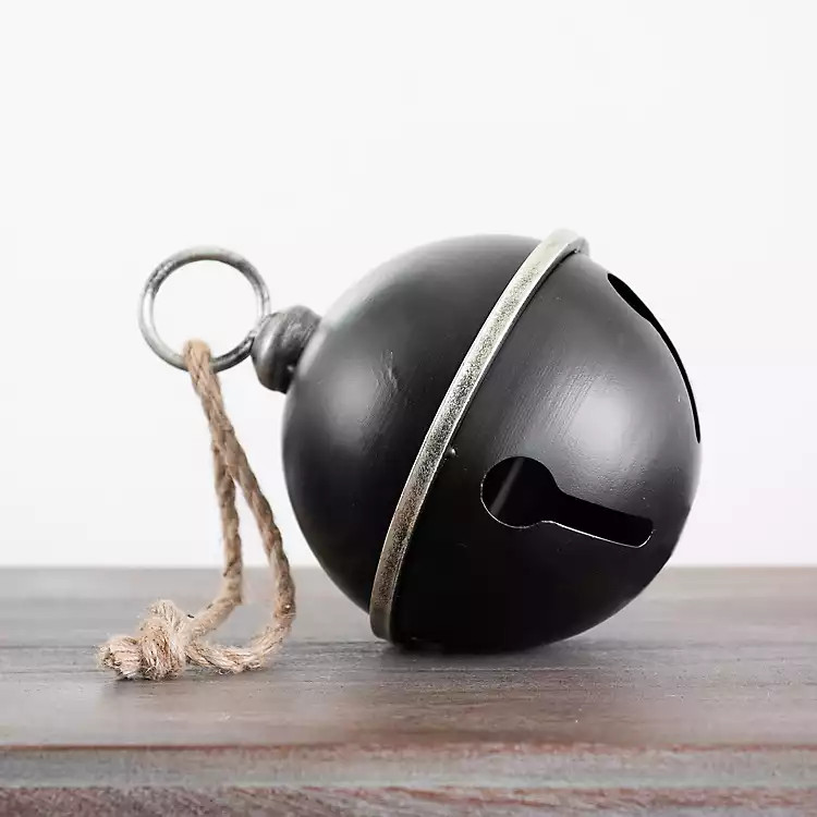 Black Metal Bell, 9 in. | Kirkland's Home