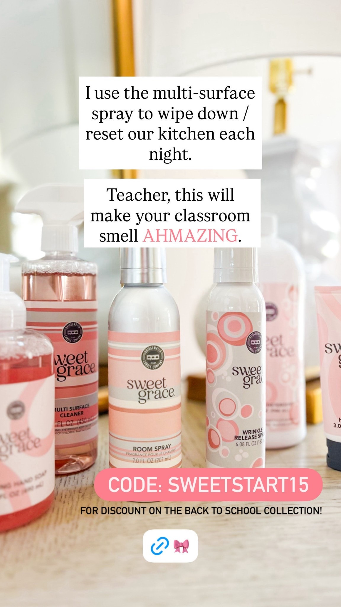 @bridgewatercandles #sweetgrace #backtoschool #ad