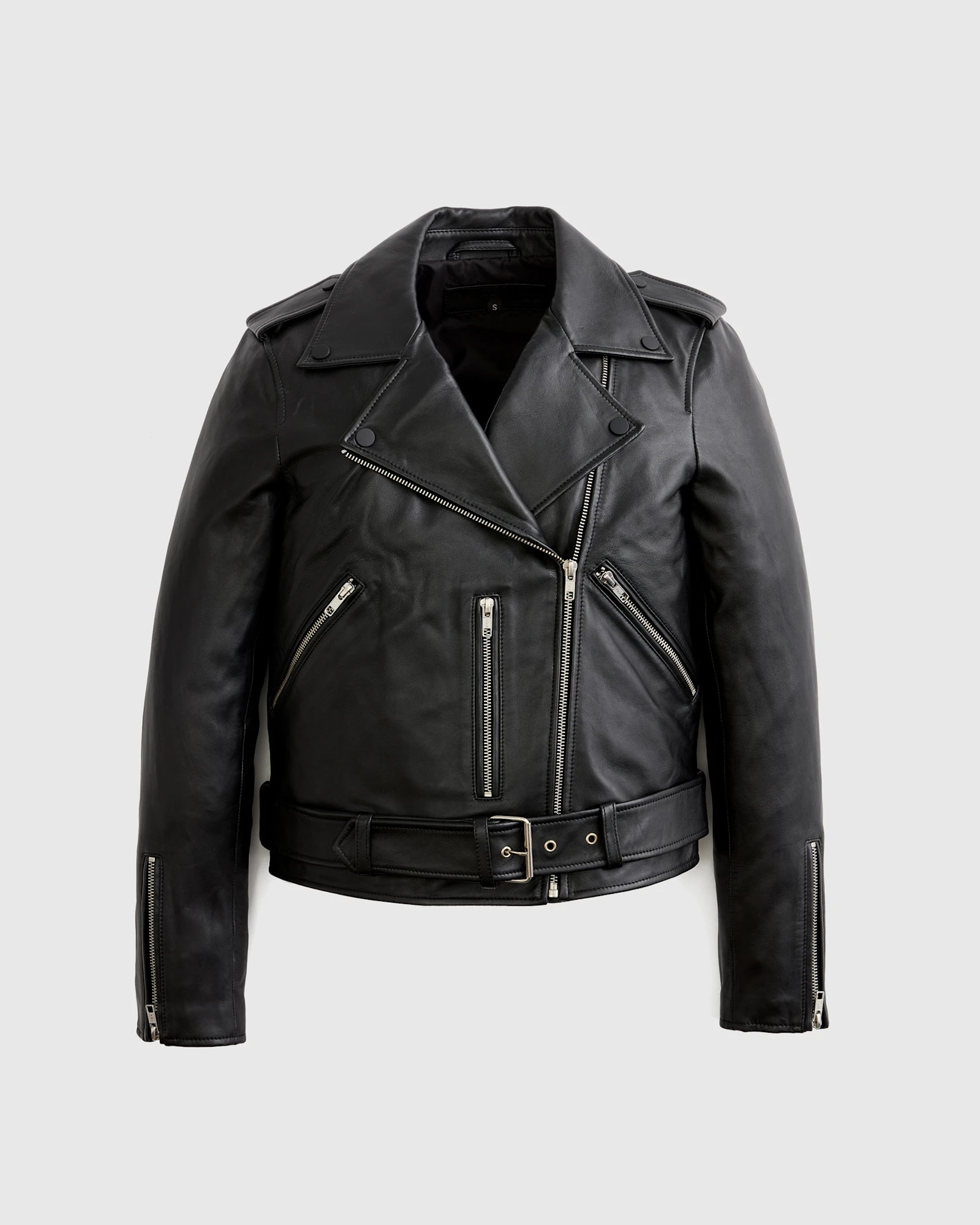 100% Leather Motorcycle Jacket | Quince