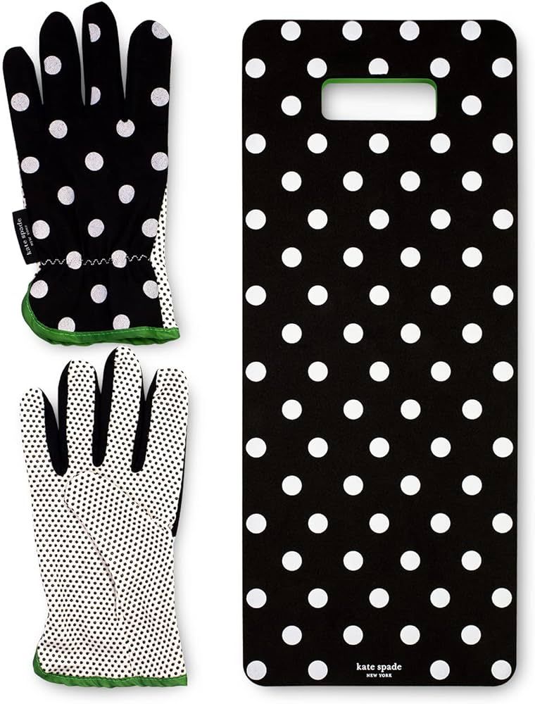 Kate Spade New York Garden Kneeler and Gardening Gloves for Women, Cute Garden Tool Set with Thic... | Amazon (US)