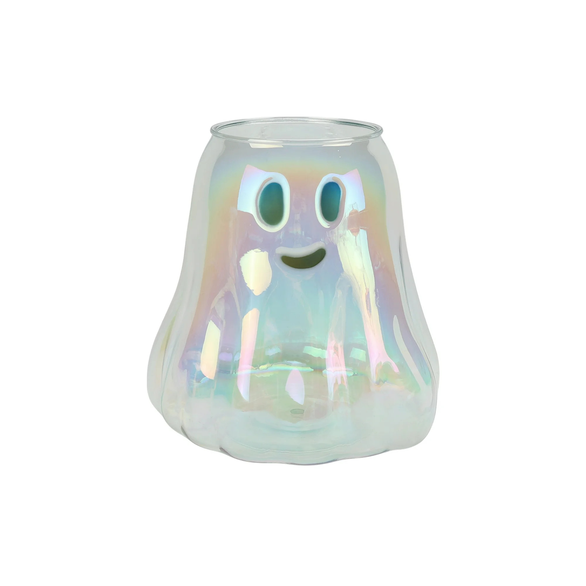 Way to Celebrate 4.5 Quart Acrylic Iridescent Ghost Bucket, White - Walmart.com | Walmart (US)