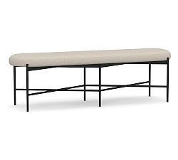 Maison Upholstered Backless Bench | Pottery Barn (US)