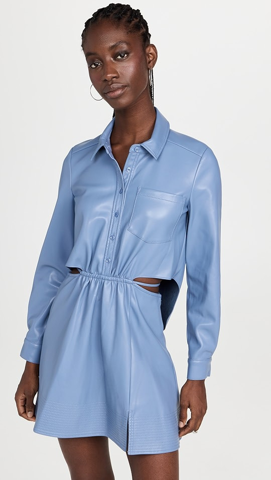 Jonathan Simkhai Shaelyn Vegan Leather Mini Dress | SHOPBOP | Shopbop