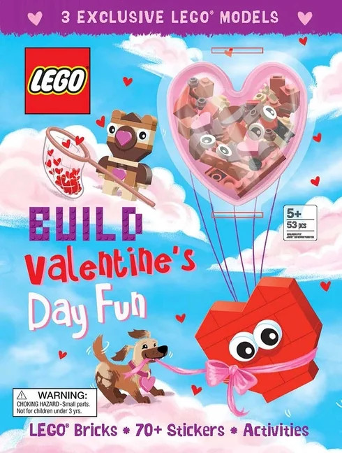Activity Book with Minifigure: LEGO Books: Build Valentine's Day Fun! (Paperback) - Walmart.com | Walmart (US)
