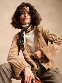 Merino-Cashmere Cardigan Sweater | Banana Republic (US)