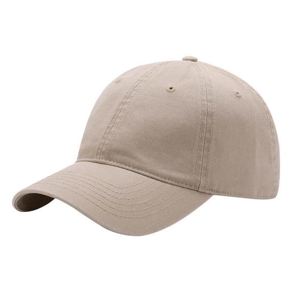 Womens Baseball Cap Washed Unstructured Breathable Unisex Dad Hat Classic Sun Hat Khaki One Size | Walmart (US)