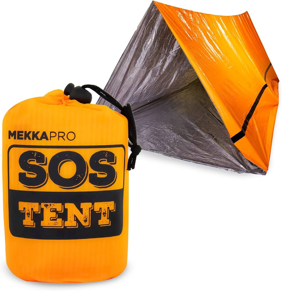 MEKKAPRO Emergency Shelter, Survival Tent, 2 Person Waterproof Structure, Portable System for Ext... | Amazon (US)