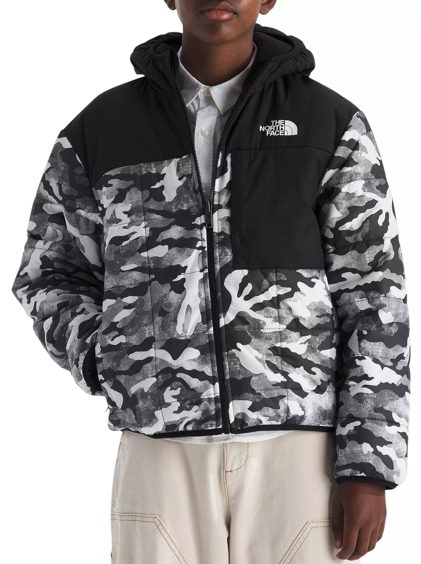 The North Face Boys' Reversible Shasta Hooded Full-Zip Jacket | DICK'S Sporting Goods