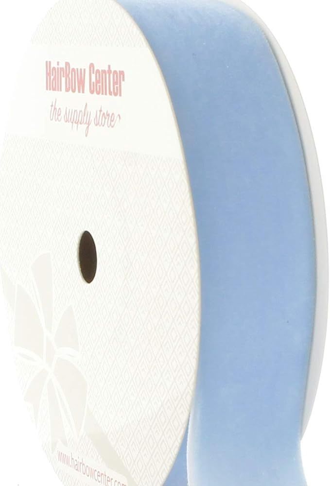 HBC 3/8" Velvet Ribbon 308 Frosty Blue 5 Yard | Amazon (US)
