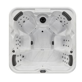 Eclipse 6-Person 51 Jet Hot Tub with Pearl Gray Interior and Bluetooth | The Home Depot