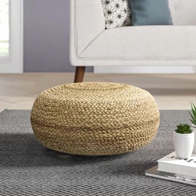 Finkel 20" Round Pouf Ottoman Highland Dunes | Wayfair North America