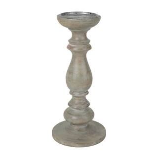 12" Wooden Pillar Candle Holder by Ashland® | Michaels Stores