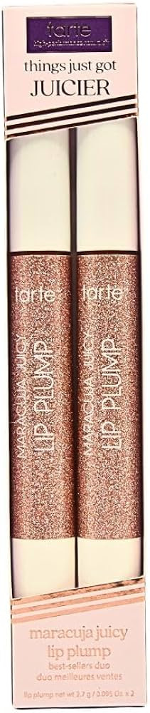 Tarte Maracuja Juicy Lip Plump Duo - Rosy Copper Shimmer Glass & Dahlia | Amazon (US)