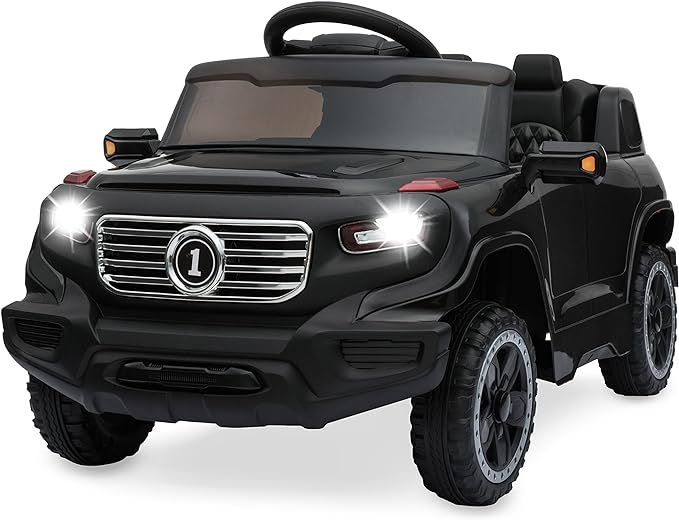 Best Choice Products Kids 6V Ride On Truck w/ Parent Remote Control, 3 Speeds, LED Lights, Black | Amazon (US)