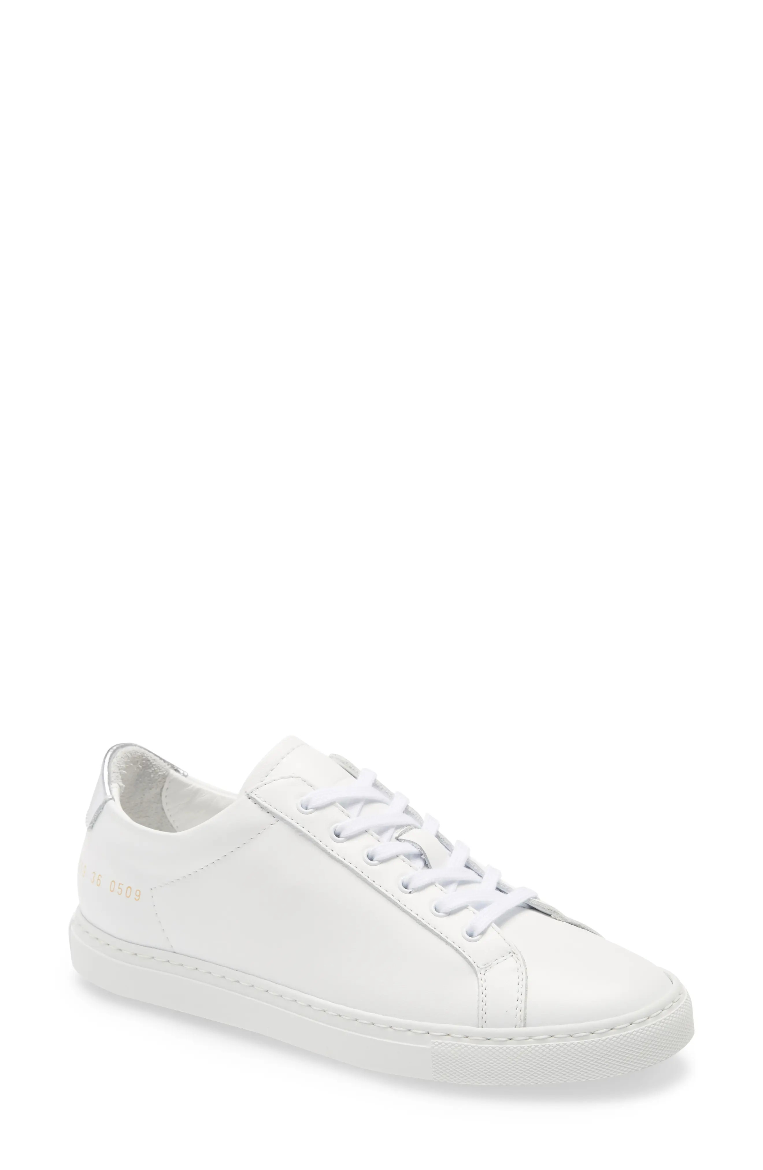 Women's Common Projects Retro Low Top Sneaker, Size 6US / 36EU - White | Nordstrom