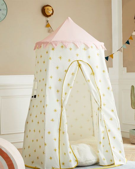 Wonder & Wise Gold Foil Star Tent | Neiman Marcus