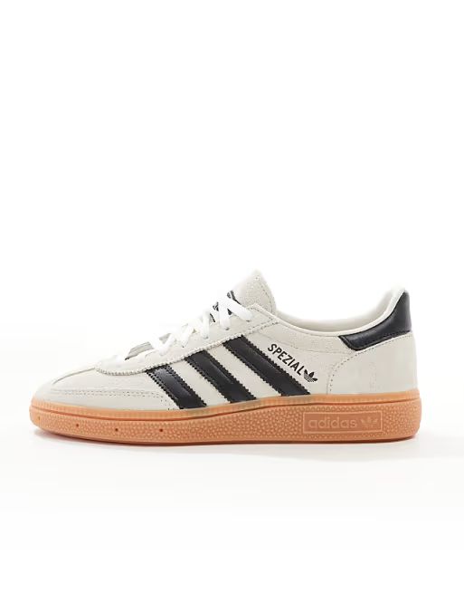 adidas Originals Handball Spezial trainers in cream and black with gum sole | ASOS (Global)