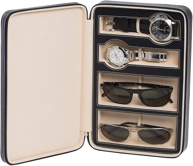 Bey-Berk Watch and Sunglass Travel Case | Amazon (US)