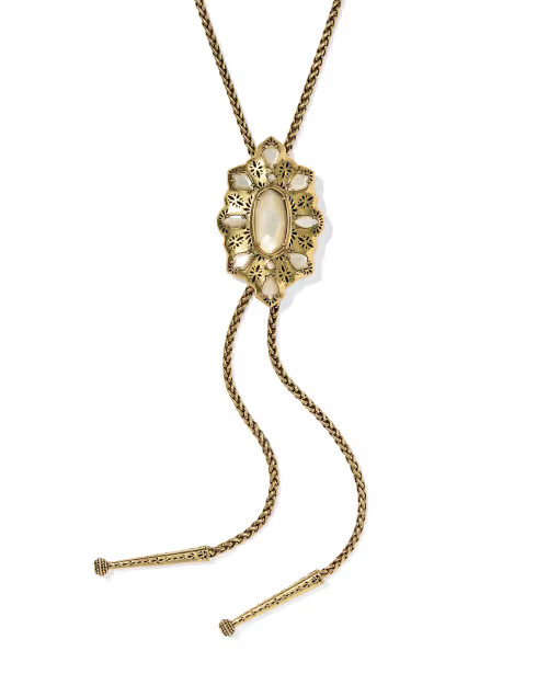 Bria Vintage Gold Bolo Necklace | Kendra Scott