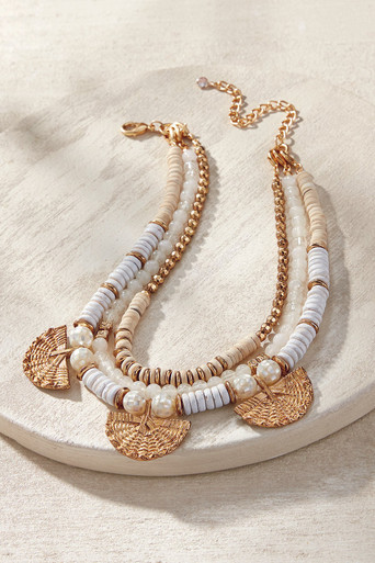 Phaedra Fan Necklace Set | Soft Surroundings